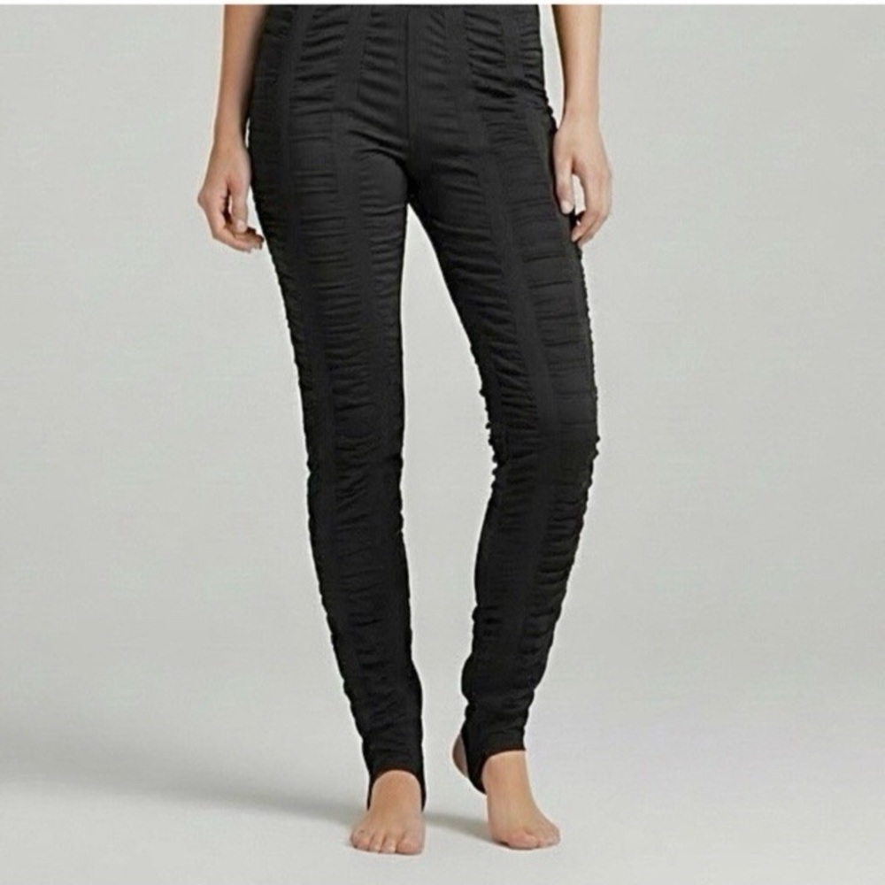 SKINNIFY Resistance Band Leggings Stirrup Gym Training Pants Stirrups Sz S - Picture 2 of 10